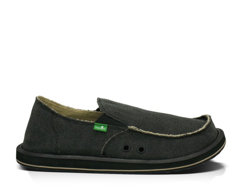 Sanuk Vagabond - Sanuk Shoes Mens Deep Grey - Philippines SUKNRE264